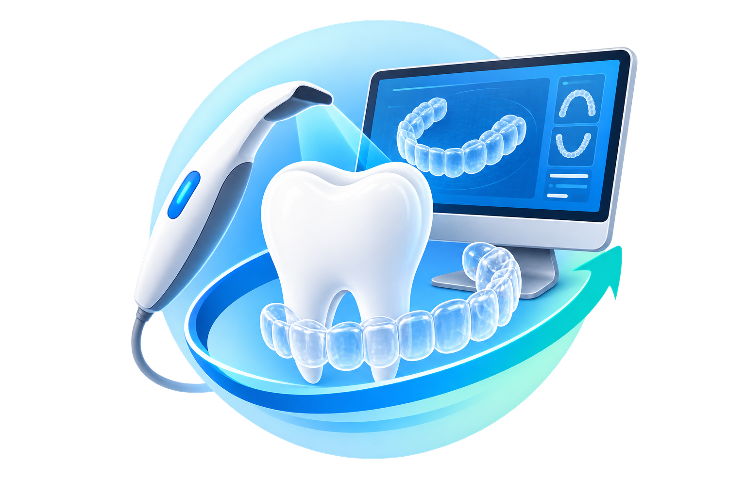 Digital Orthodontic Innovation Icon