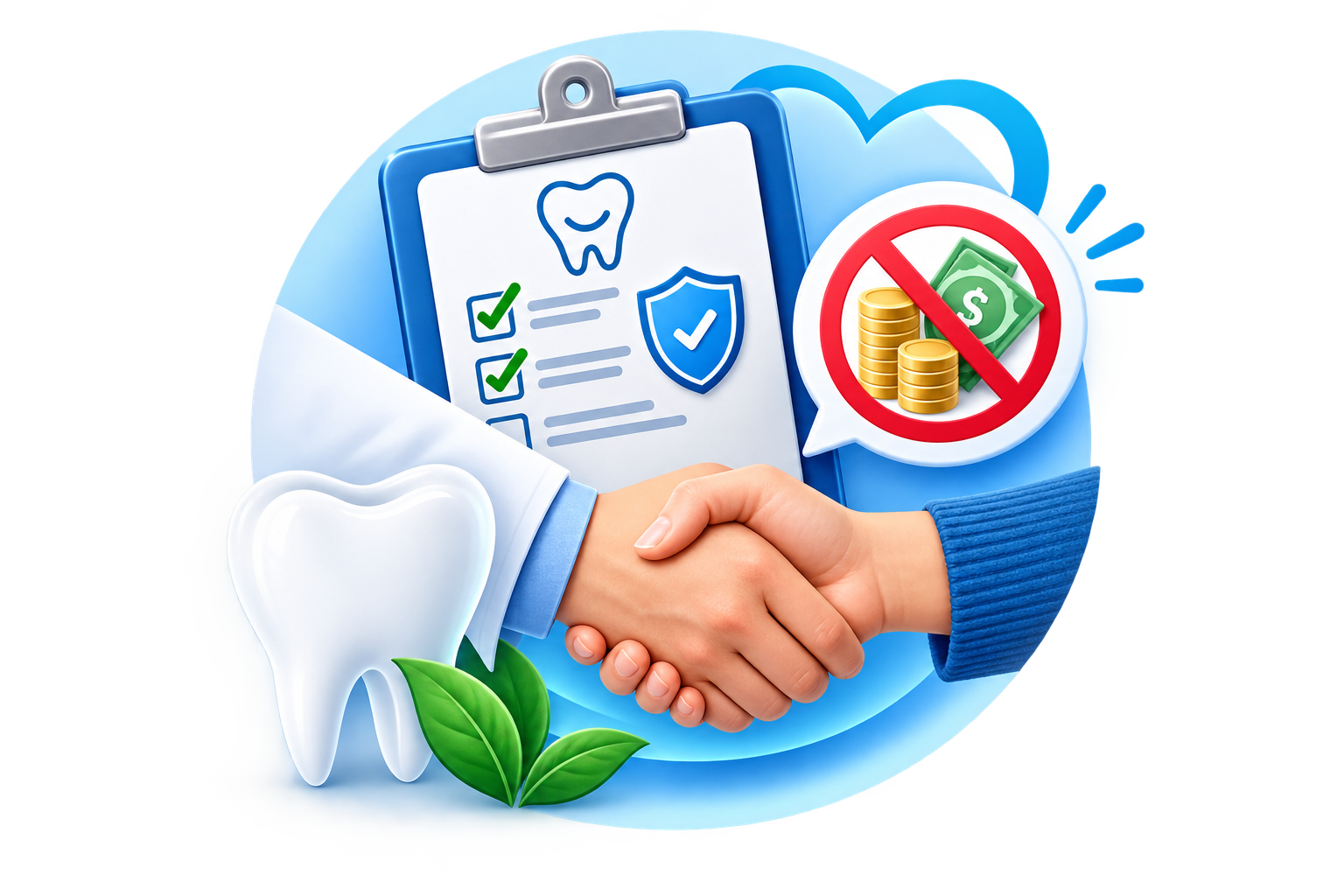 Transparent Dental Care Icons